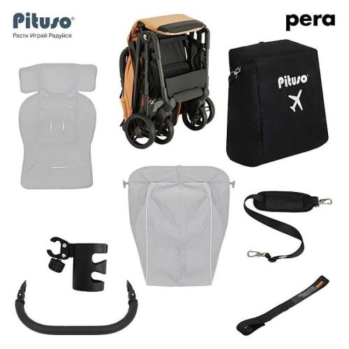 Коляска прогулочная Pituso Pera Q-7 Mango фото 12