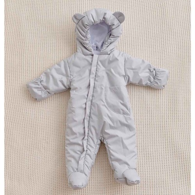 Комбинезон демисезонный Мимишки серый Luxury Baby РП-070-101 3