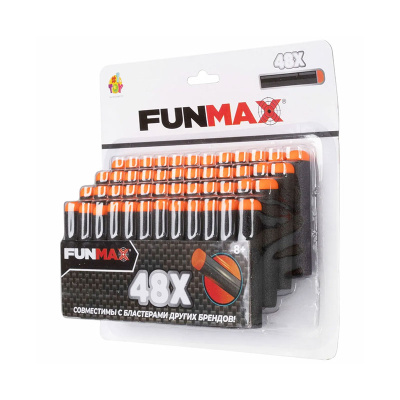 Набор мягких пуль для бластера Funmax  48 шт 1toy Т24232 2