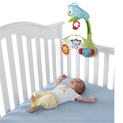 Мобиль Друзья из тропического леса Fisher Price Mattel CHR11