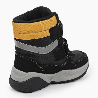 Детские сапоги для мальчика Kenka PVL_1827_black-orange2