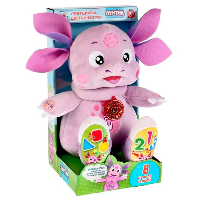 Игрушка мягкая Лунтик обучающий  Мульти Пульти V72935/24 24 см 4