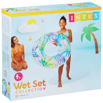 Круг прозрачный с ручками Intex 58263