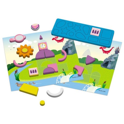 Магнитная мозаика с вращающимися элементами Замок принцессы Magneticus MC-001 2