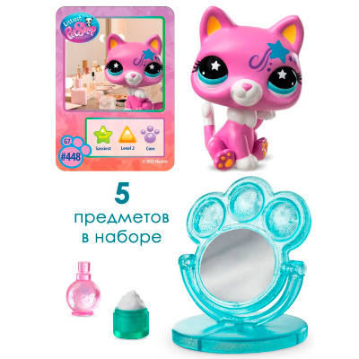 Игрушка-фигурка Littlest Pet Shop Стиль Собираемся с Кошкой Hasbro 01079_LPS 3
