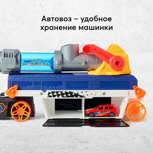 Игрушка Грузовик с пушкой и машинками Cannon Truck Happy Baby 331885 фото 3