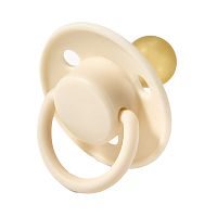 Соска пустышка латексная в контейнере 6-12 месяцев Happy Baby 13042 cream