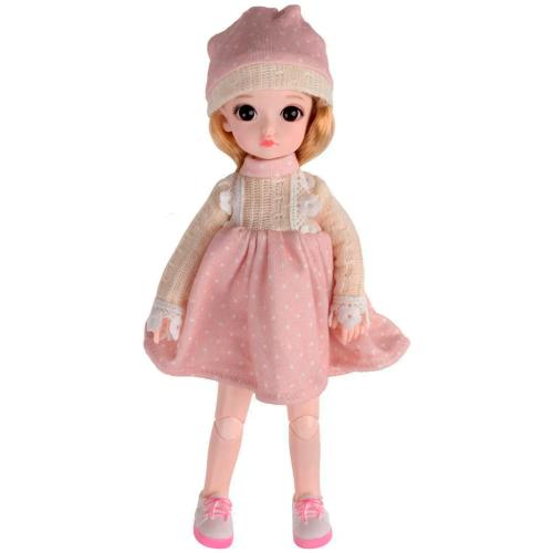 Кукла шарнирная Alisa Kawaii блондинка с длинными волосами 30 см 1TOY Т24345