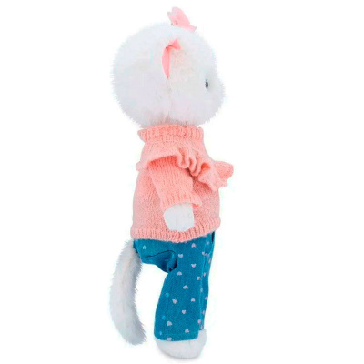 Мягкая игрушка Lucky Sophie Джинсовые сердечки Orange LK01/01 37 см 4