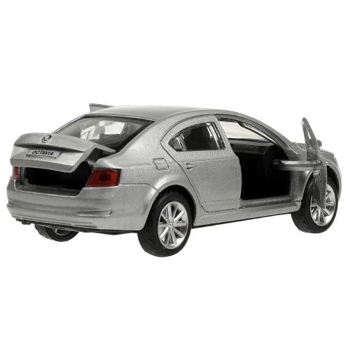 Машина металлическая инерционная Skoda Octavia 12 см Технопарк OCTAVIA-12-SR фото 3