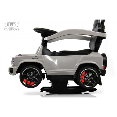 Детский толокар Mercedes-Benz G63 RiverToys Z001ZZ-A серый бриллиант 03 Детский толокар Mercedes-Benz G63 RiverToys Z001ZZ-A серый бриллиант 03