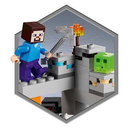 Конструктор Lego Minecraft Заброшенная» шахта Lego 21166 фото 5