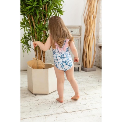 Купальник слитный Лепестки Carrot 10002207 розовый