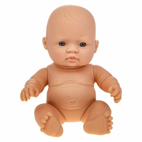 Пупс Premium в теплом розовом комбинезоне 20см 1toy Т22492 фото 5