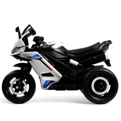 Детский электротрицикл RiverToys K002PX-A белый