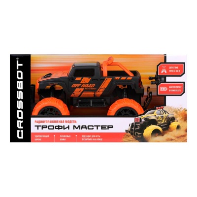 Машинка на радиоуправлении Джип Трофи Мастер Crossbot 870596