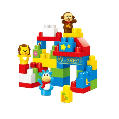 Конструктор JDLT Лесные животные Домик в чаще JDLT 6013 1