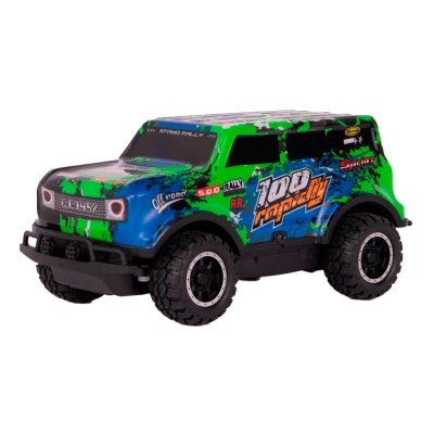Внедорожник радиоуправляемый масштаб 1:24 Kid Rocks RC1874 зеленый 1