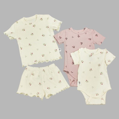 Футболка Цветики мини Чуди Кидс 237125-10 экрю 05