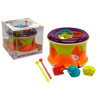 Развивающая игрушка Сортер Барабан S+S Toys 77216