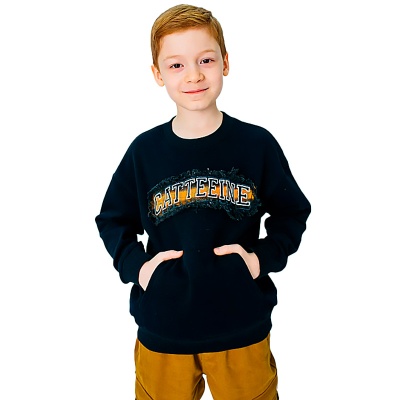 Свитшот для мальчика Colabear 620101 черный 2