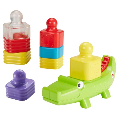 Игрушка Пирамидка Веселый крокодил Mattel DRG34 3