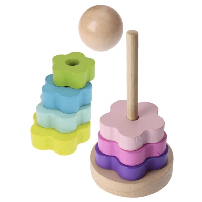 Пирамидка Радужные цветы Рыжий Кот ИД-1046