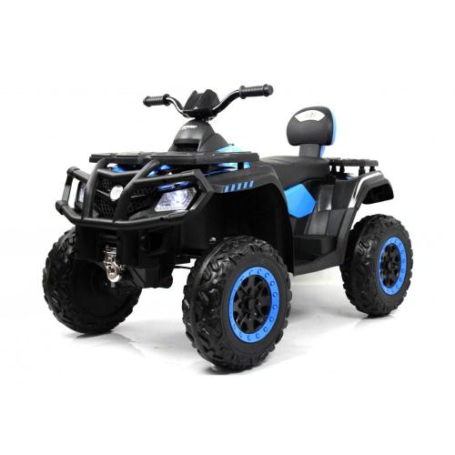 Детский электроквадроцикл 4WD RiverToys T001TT синий