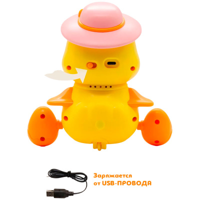 Музыкальная игрушка-каталка Уточка и утята на магнитах Om&Mom 40697 3
