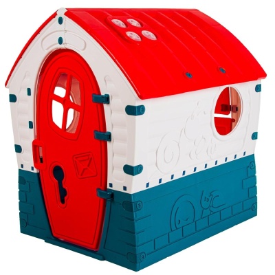 Игровой домик Лилипут PalPlay M681-TWILIGHT красный-морской-белый 02