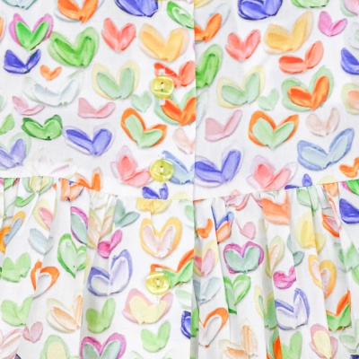 Платье Сердца Чуди Кидс 305625-3 белый 03 Платье Сердца Чуди Кидс 305625-3 белый 03