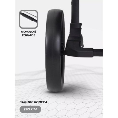 Коляска прогулочная Rant Basic Vega RA105 Graphite