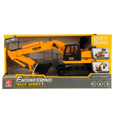 Игрушечный Экскаватор со светом и звуком Veld Co 120091 5