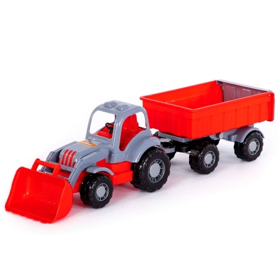 Трактор с прицепом Силач Полесье 45027 01