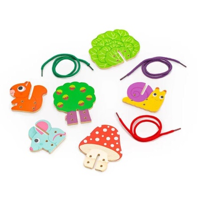 Развивающая игра Шнуровка дуо Djeco DJ01674 Развивающая игра Шнуровка дуо Djeco DJ01674