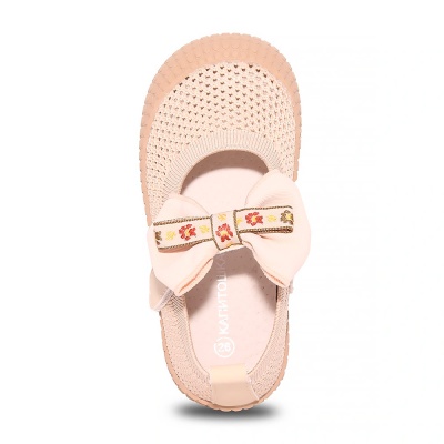 Туфли летние для девочки Капитошка C19108 бежевые