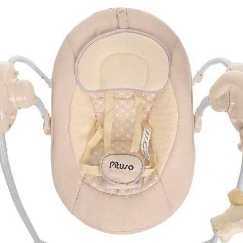 Электрокачели Pituso Marbella TY-008-Beige Dot фото 9