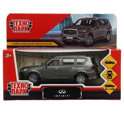 Коллекционная машинка Infiniti QX80 Технопарк QX80-12-GY фото 6