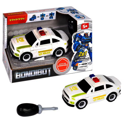 Игрушка Трансформер Bondibot полиция Bondibon ВВ5610 3