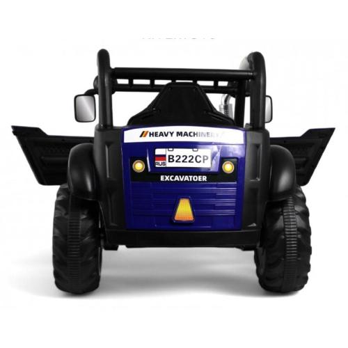 Детский электромобиль RiverToys B222CP синий фото 2