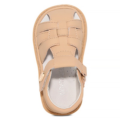 Сандалии для девочки Капитошка A21112 светло коричневые 4