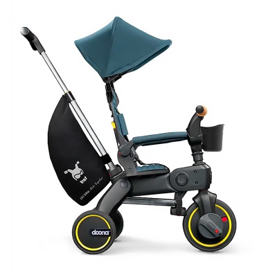 Складной трехколесный велосипед Liki Trike S5 Ocean Blue Doona 2