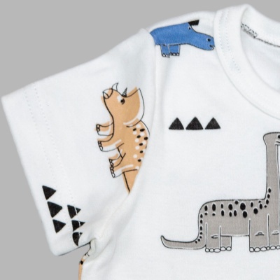 Футболка Дино Чуди Кидс 360125-1К белый 02