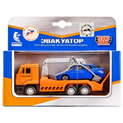 Металлическая машинка КамАЗ Эвакуатор Технопарк SB-16-27-A2-WB 05