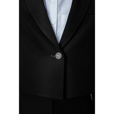 Жакет школьный для девочки Deloras X64125A черный 5