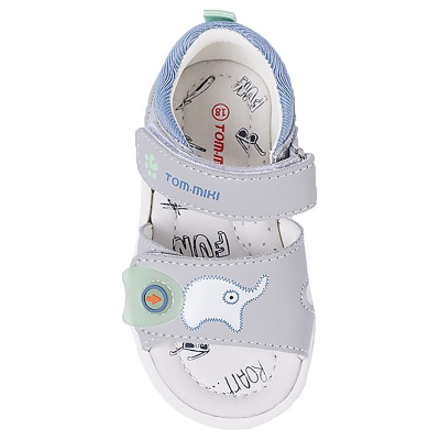 Сандалии для мальчика Tom&Miki 11530-F серые 2