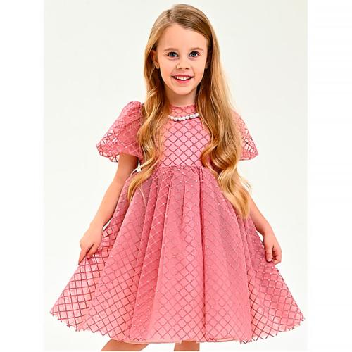 Платье летнее нарядное Alia kids 2381KG розовое фото 2