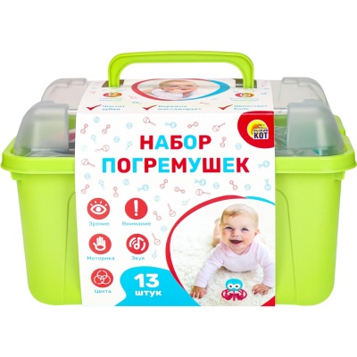 Набор погремушек Юный музыкант мир 13 шт Рыжий Кот И-2600