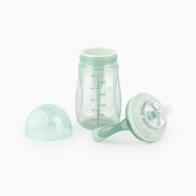 Бутылочка с ручками и силиконовой соской 300 мл Happy Baby 10020 3