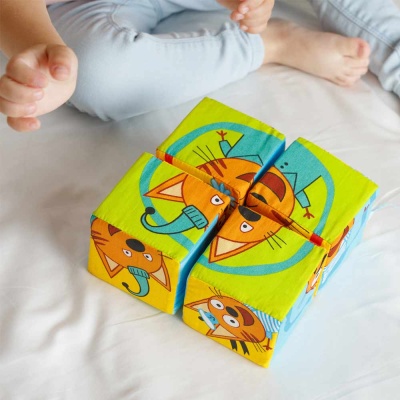 Мягкие кубики Три Кота Собери картинку Мякиши 768